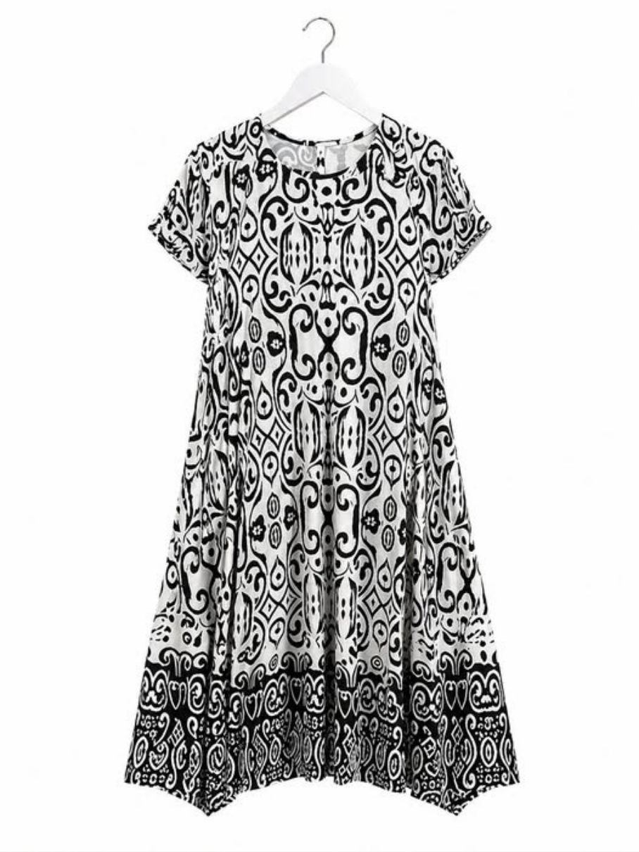 Šaty Monochrome Elegance