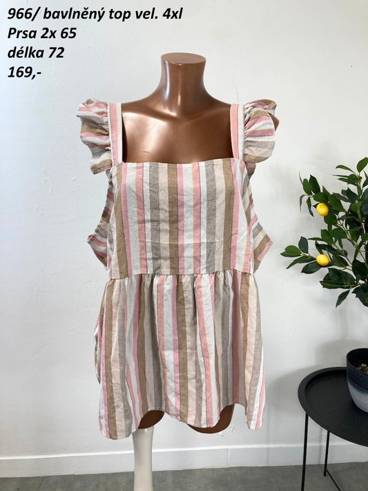 Bavlněný top vel. 4xl