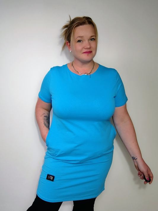 Šatová tunika Comfort - modrá