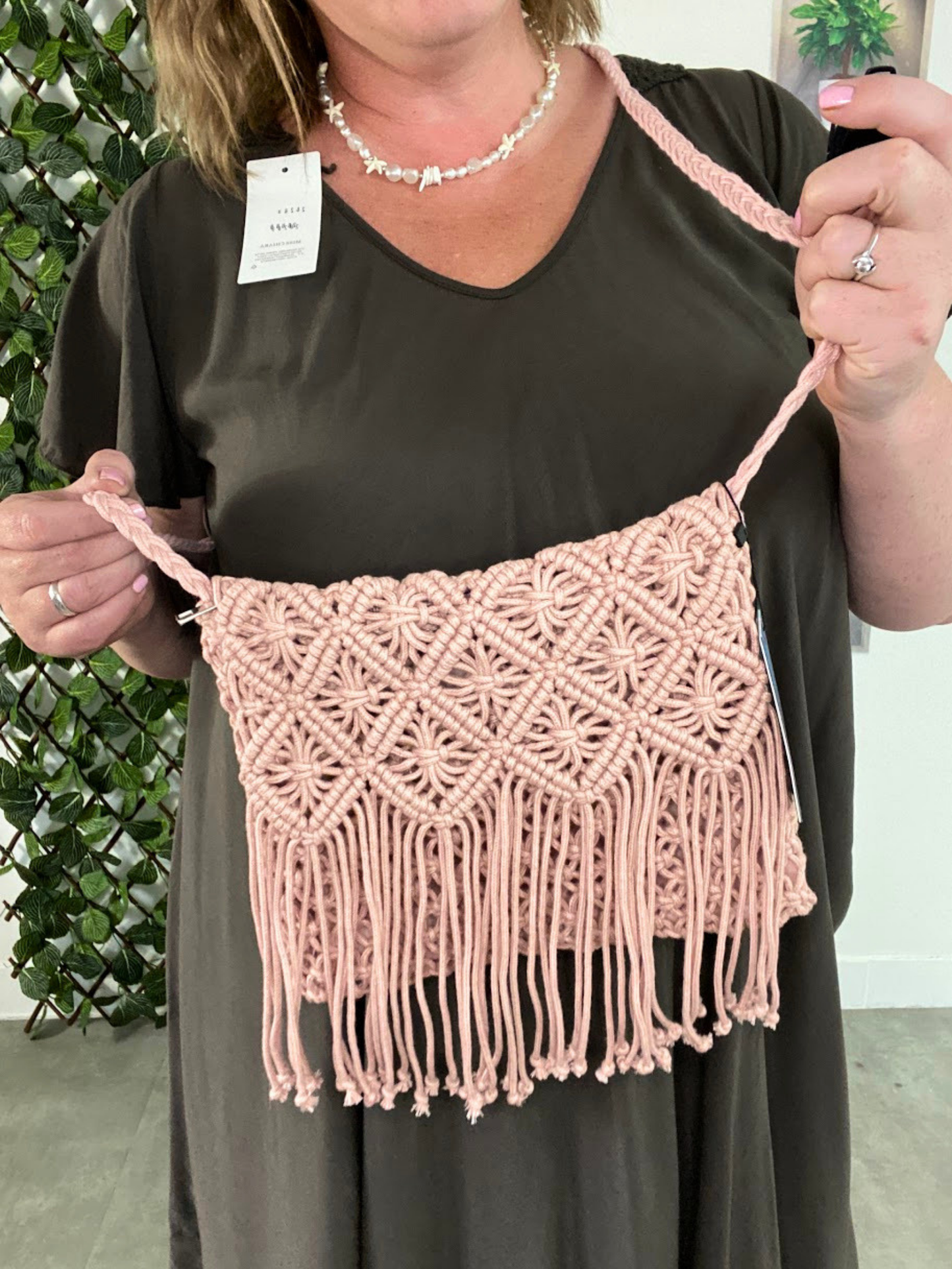 Macramé letní crossbody