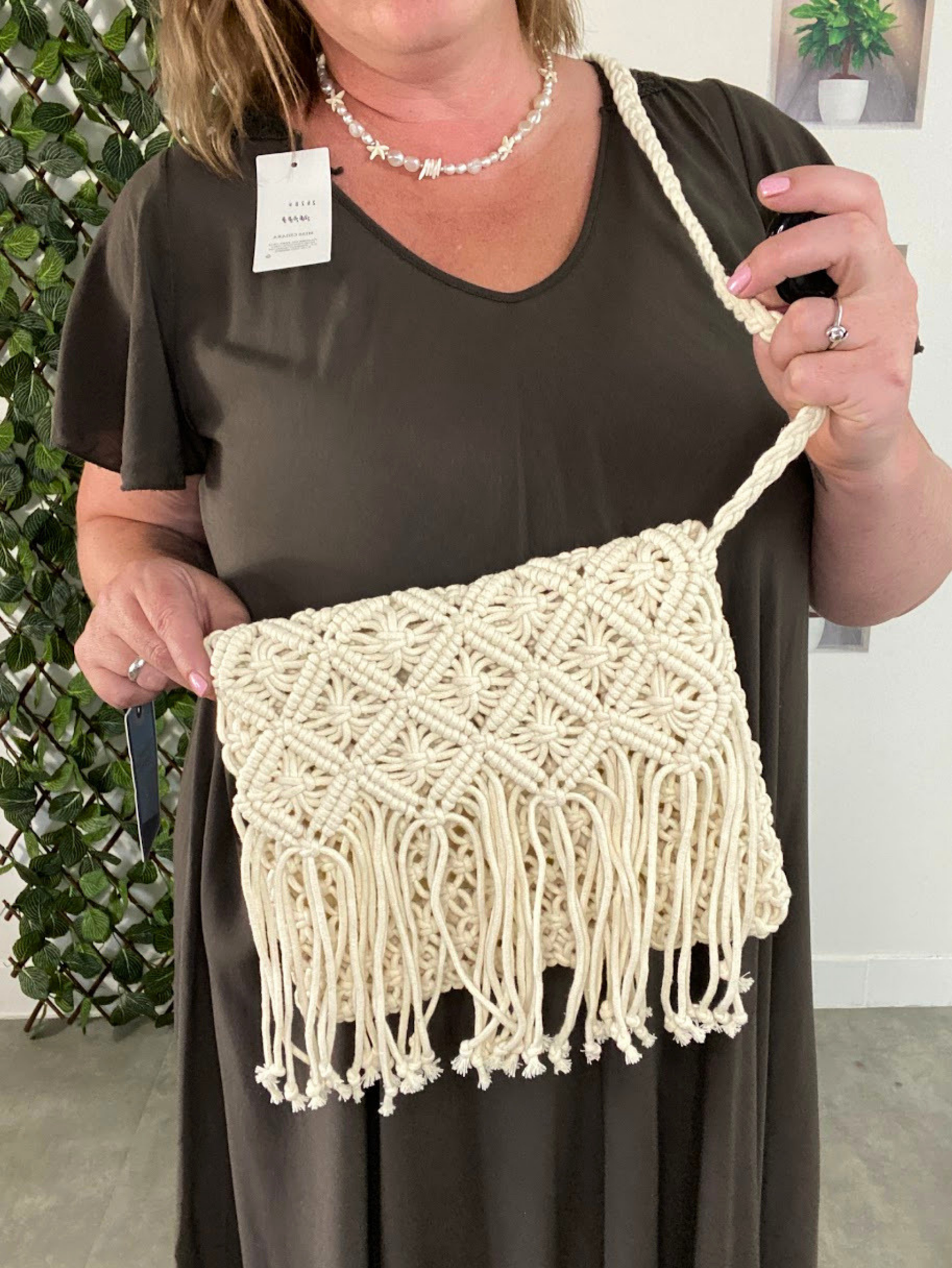 Macramé letní crossbody