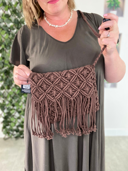 Macramé letní crossbody