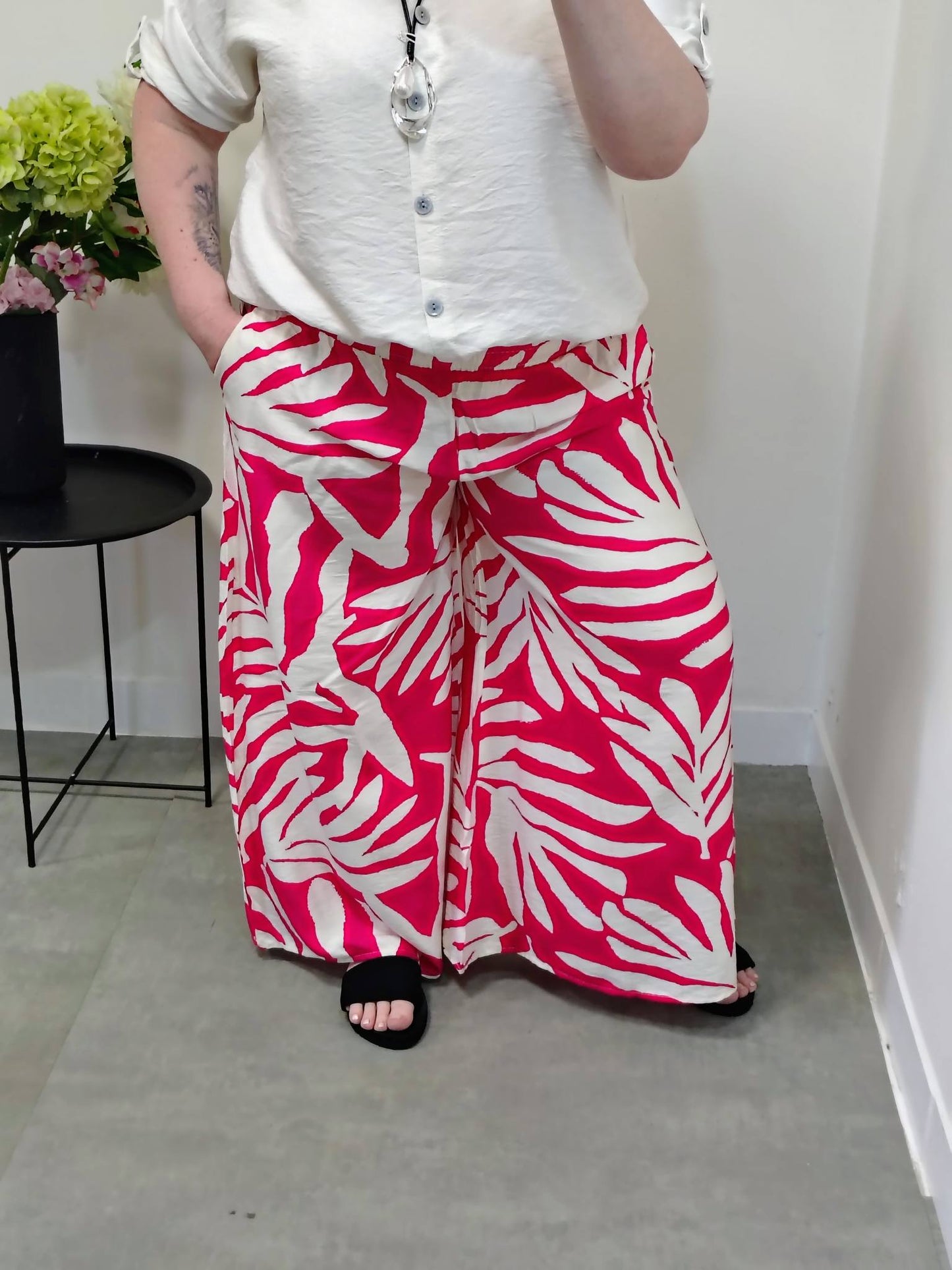 Bavlněné Boho kalhoty - var. 1
