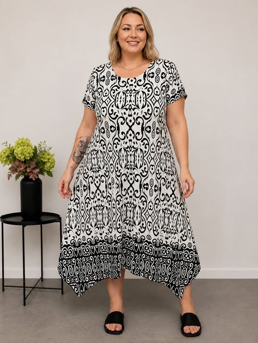Šaty Monochrome Elegance