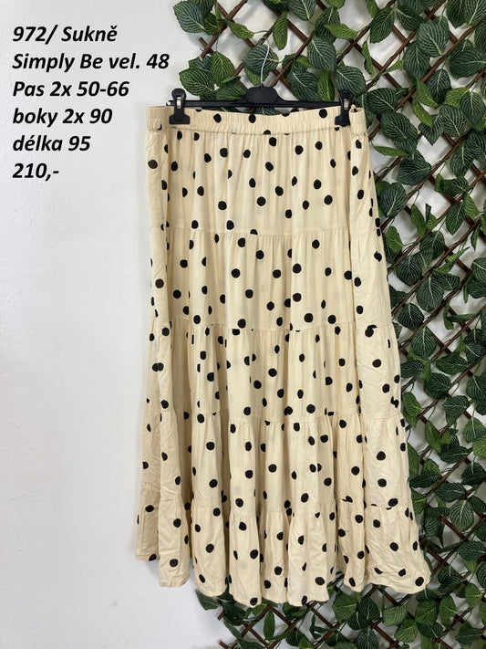Sukně Simply Be vel. 48