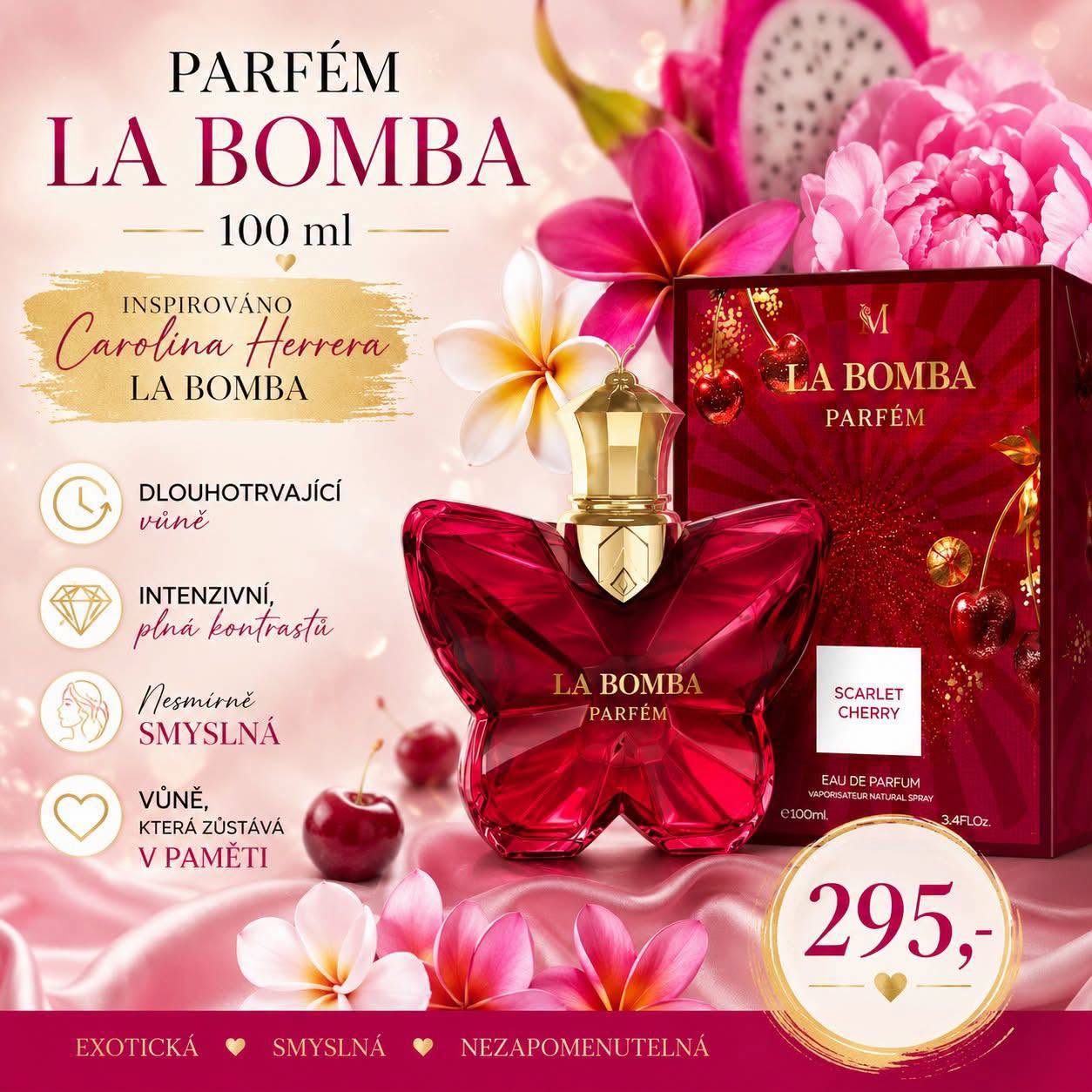 Parfém Scarlet Cherry - 100 ml