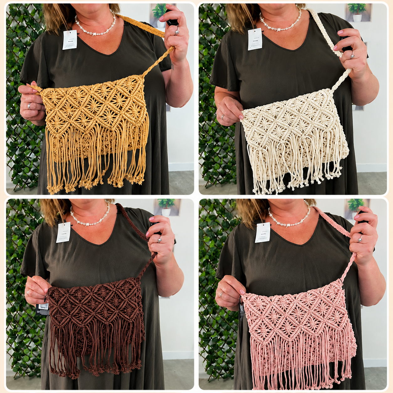 Macramé letní crossbody