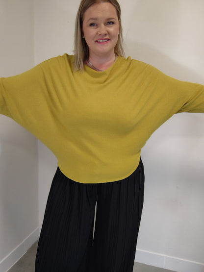 Hořčicový netopýří svetřík