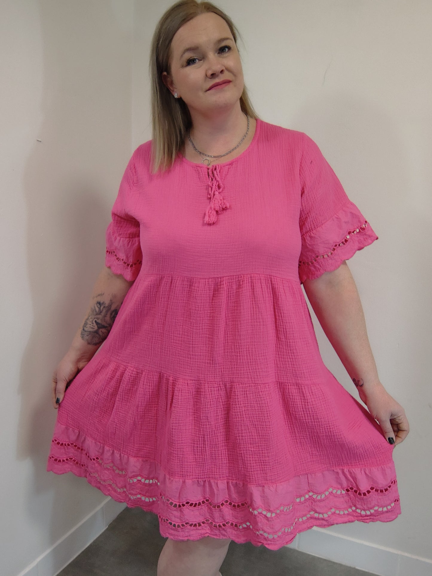 Vzdušné mušelínové šaty