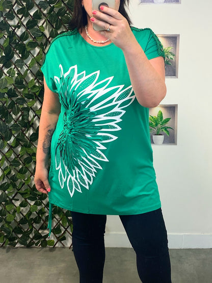 Tunika Zelená mandala