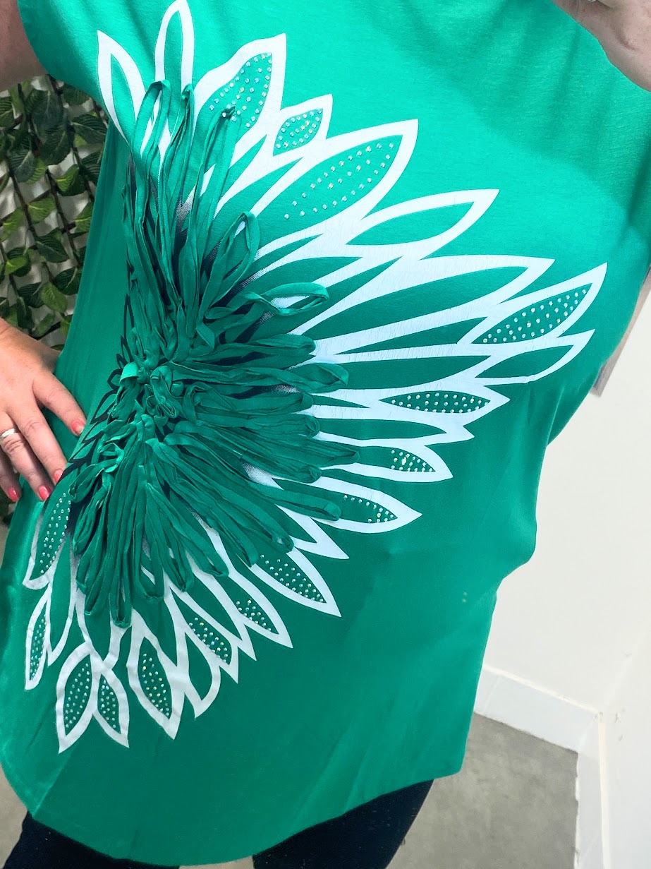 Tunika Zelená mandala