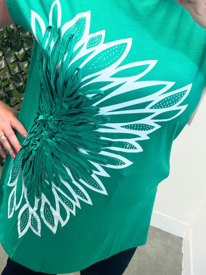 Tunika Zelená mandala