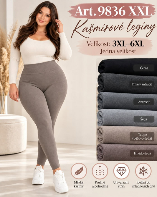 Kašmírové legíny vel. 3xl-6xl