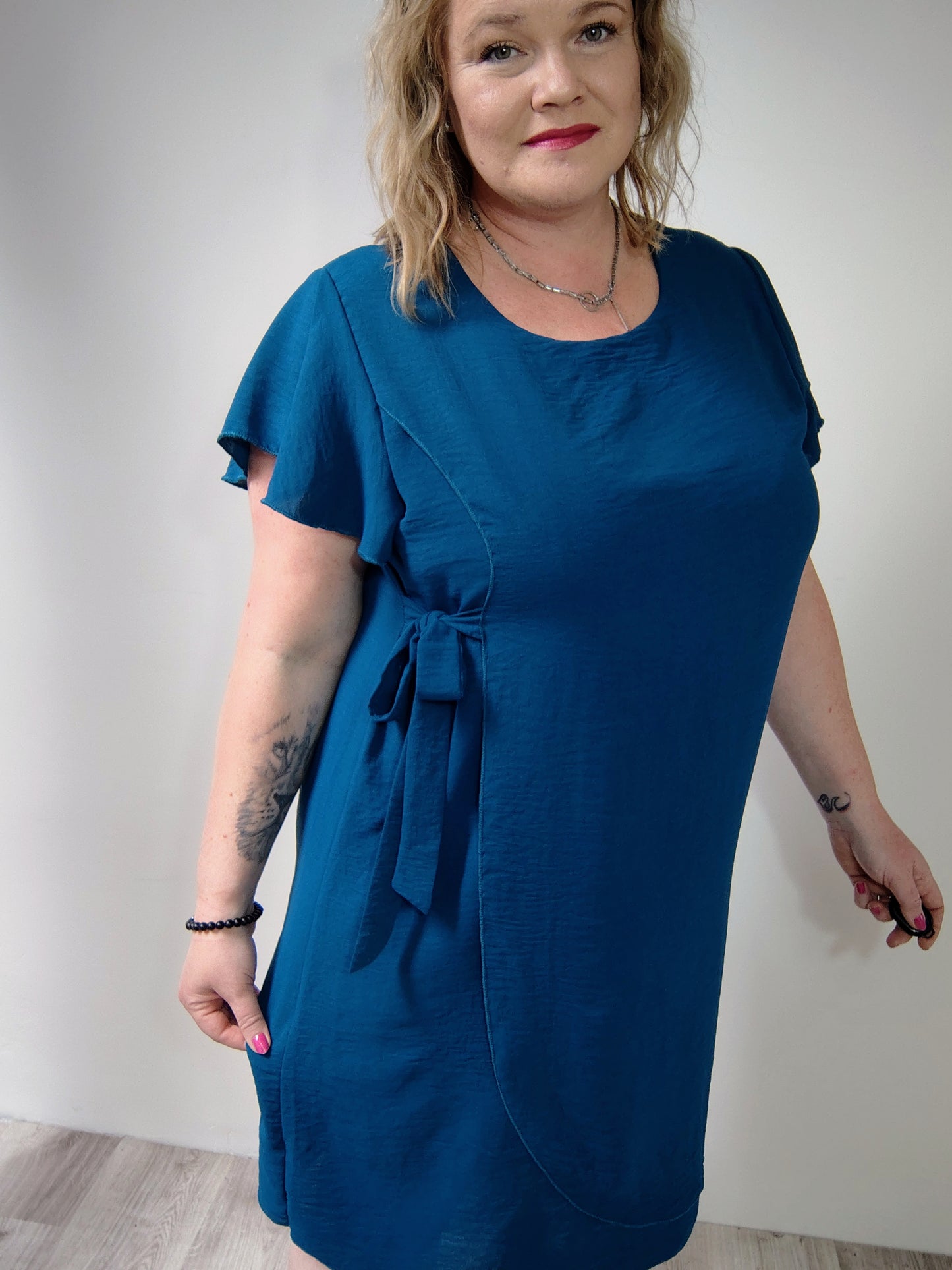 Šaty  Charm - petrolejové