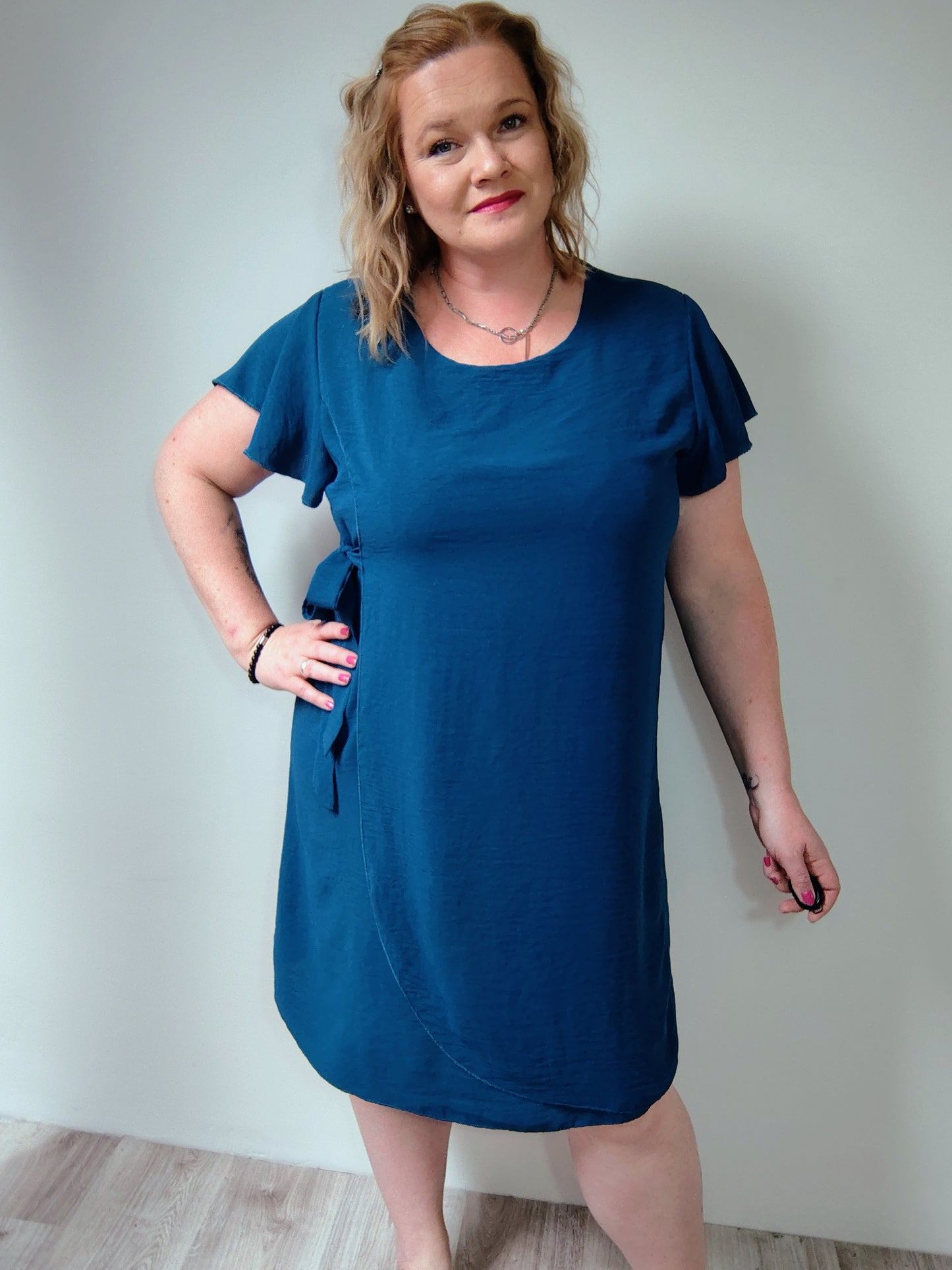 Šaty  Charm - petrolejové